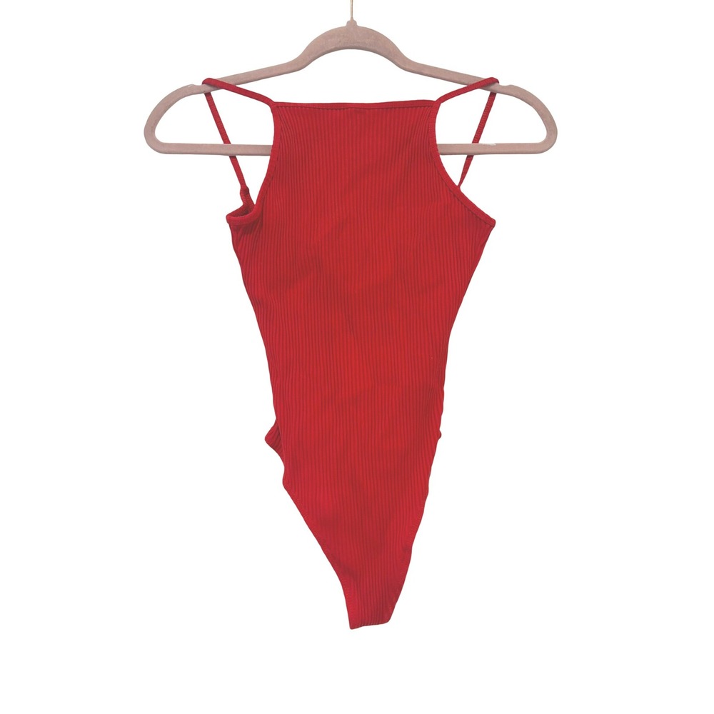 Wilfred sz XS ribbed red sleeveless bodysuit J